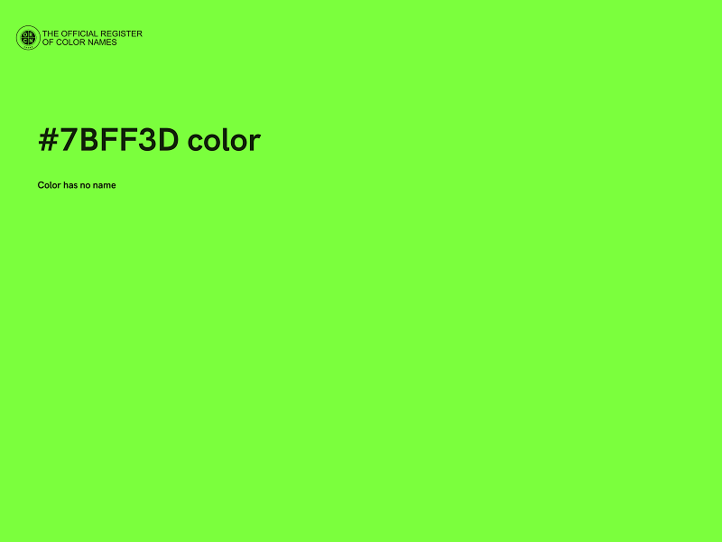 #7BFF3D color image