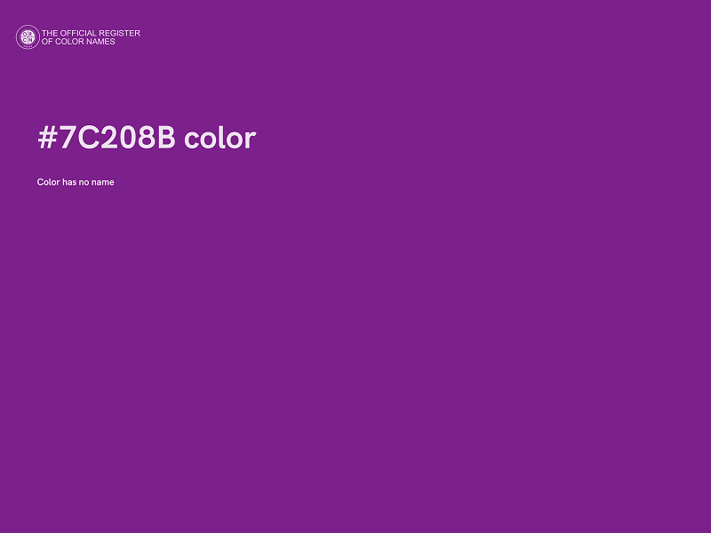 #7C208B color image