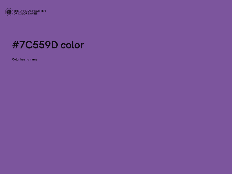 #7C559D color image