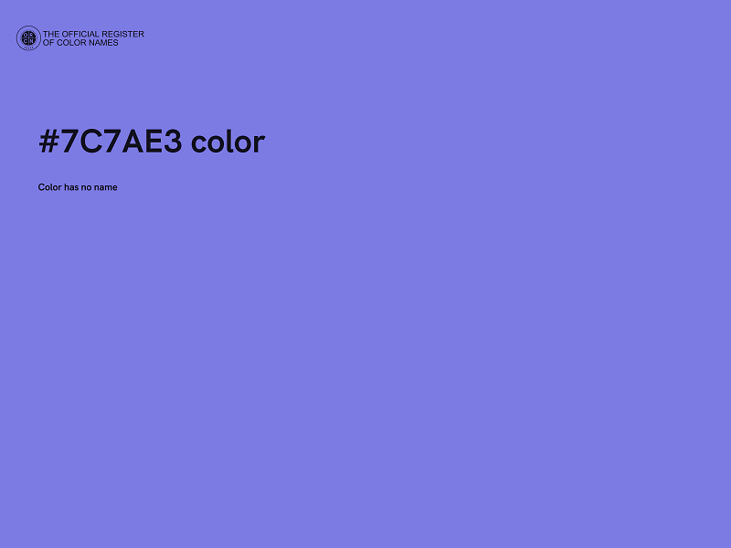 #7C7AE3 color image