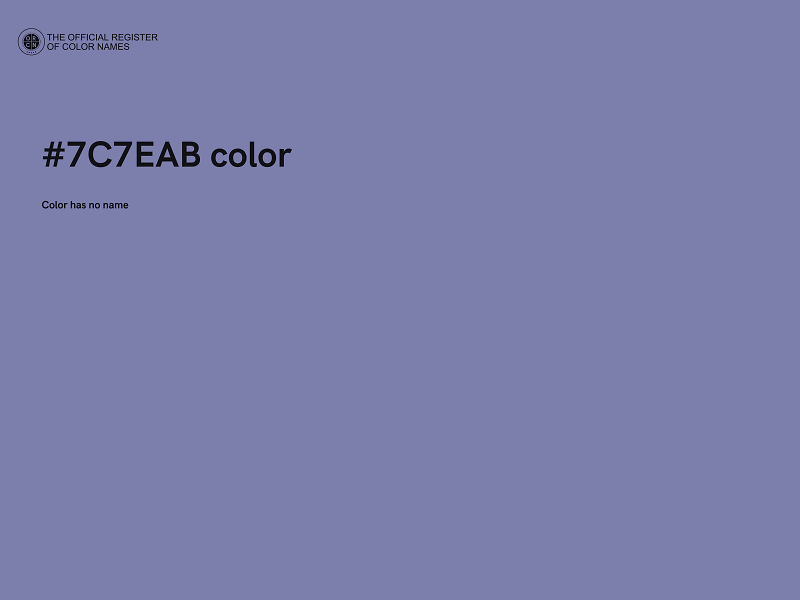 #7C7EAB color image