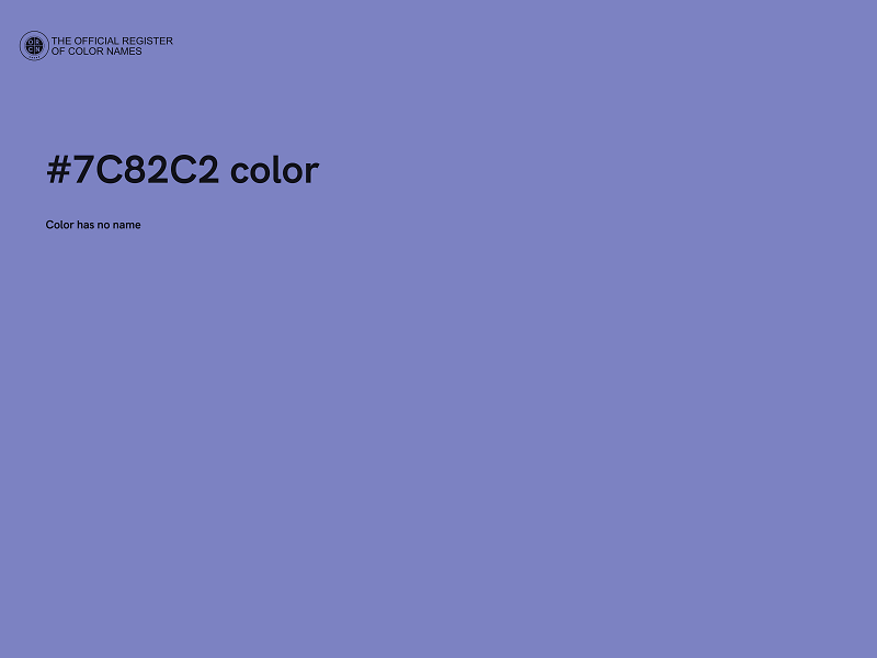 #7C82C2 color image