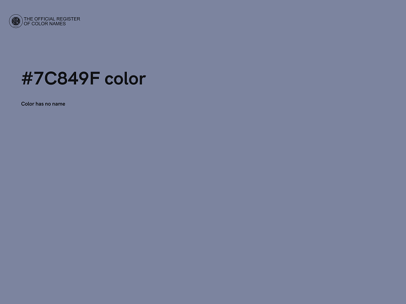 #7C849F color image