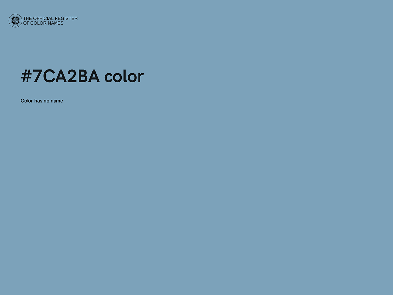 #7CA2BA color image