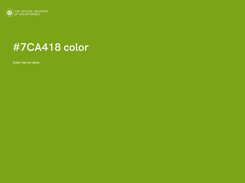 #7CA418 color image