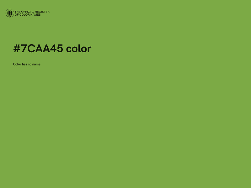 #7CAA45 color image