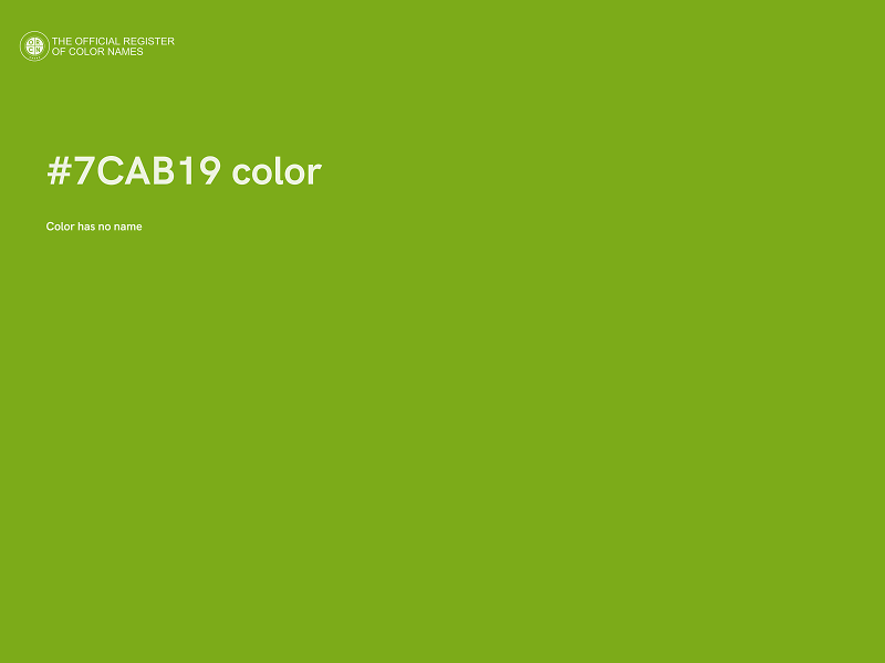 #7CAB19 color image