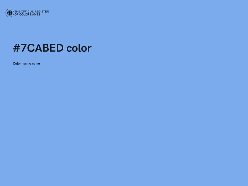 #7CABED color image