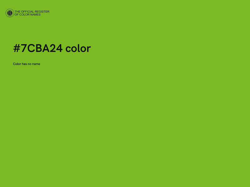 #7CBA24 color image