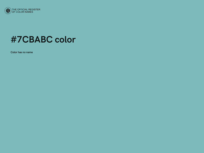 #7CBABC color image