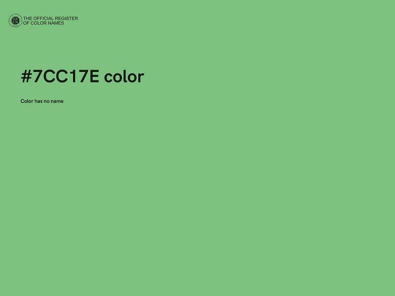 #7CC17E color image