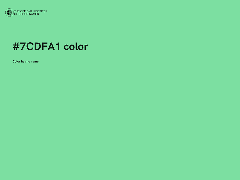 #7CDFA1 color image