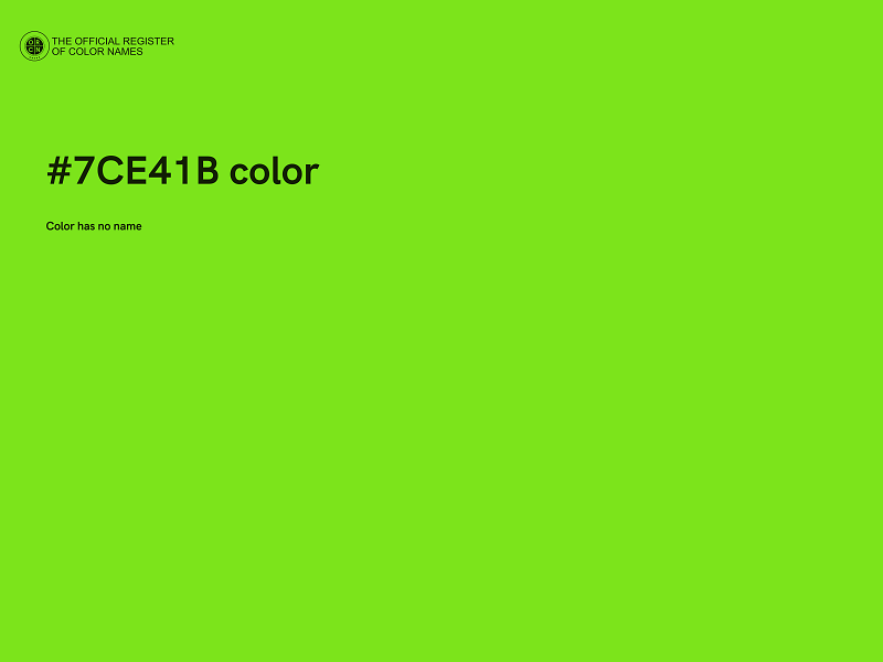 #7CE41B color image