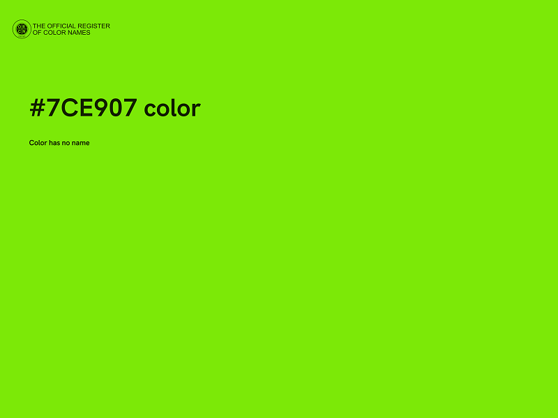 #7CE907 color image