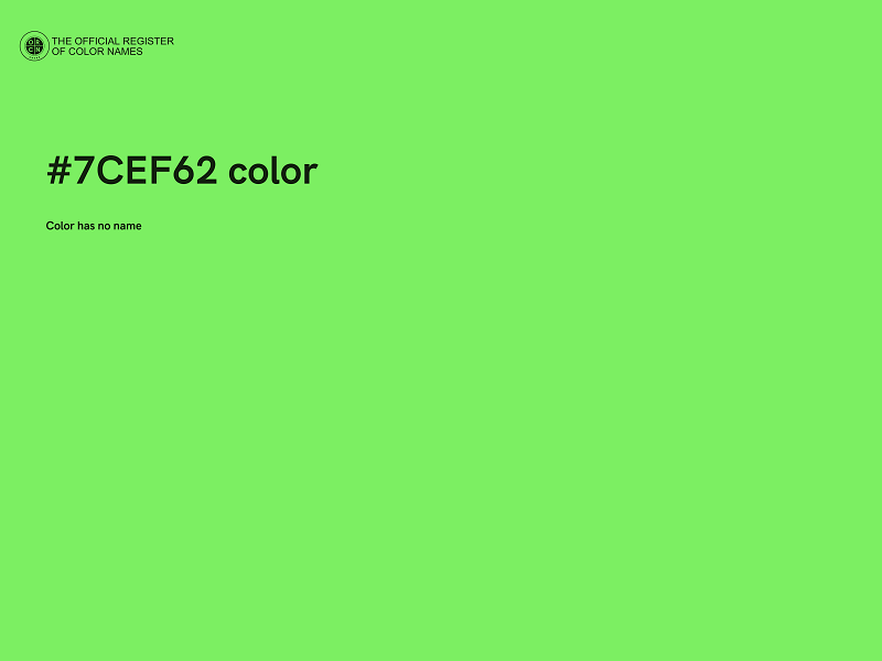 #7CEF62 color image