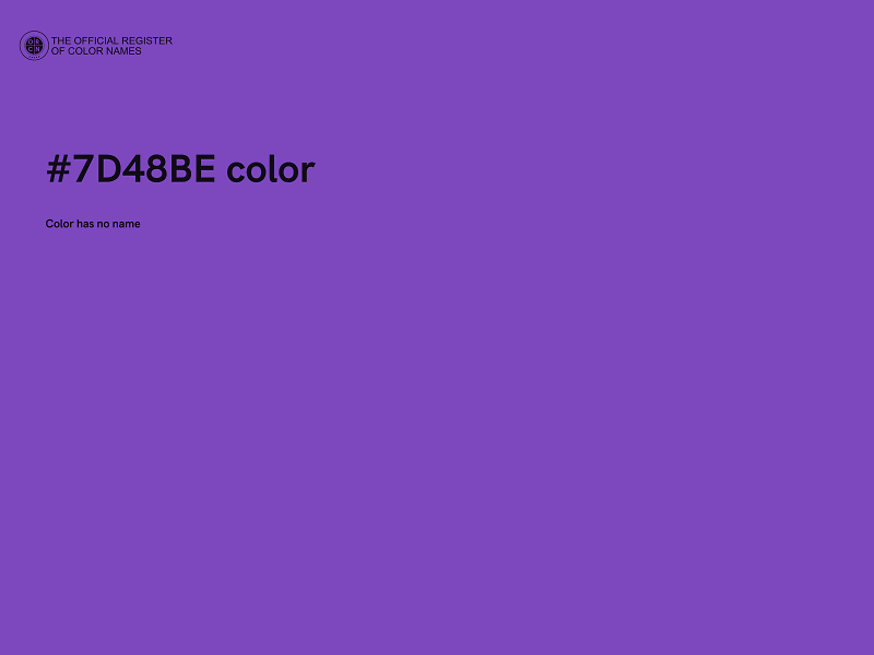 #7D48BE color image