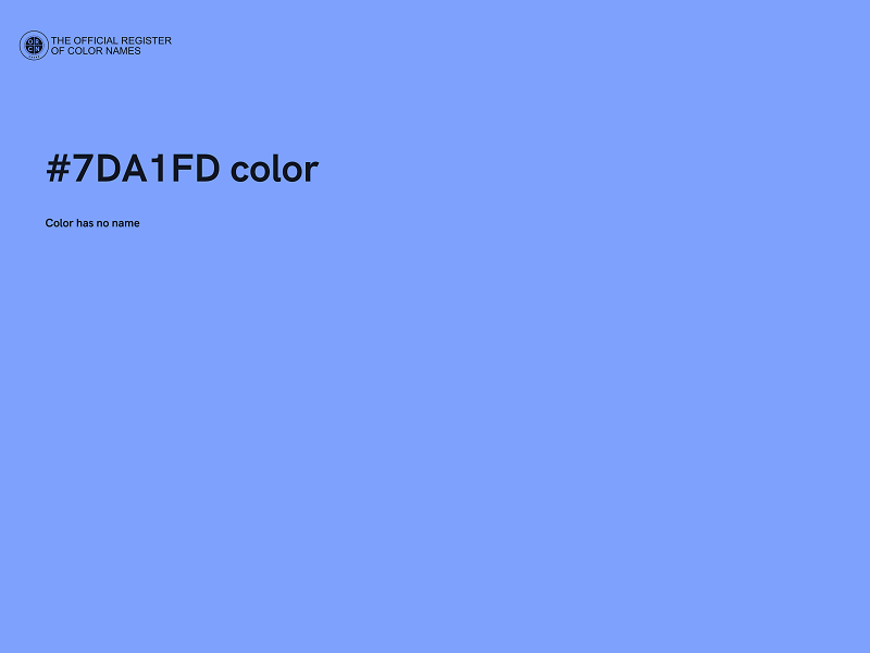 #7DA1FD color image