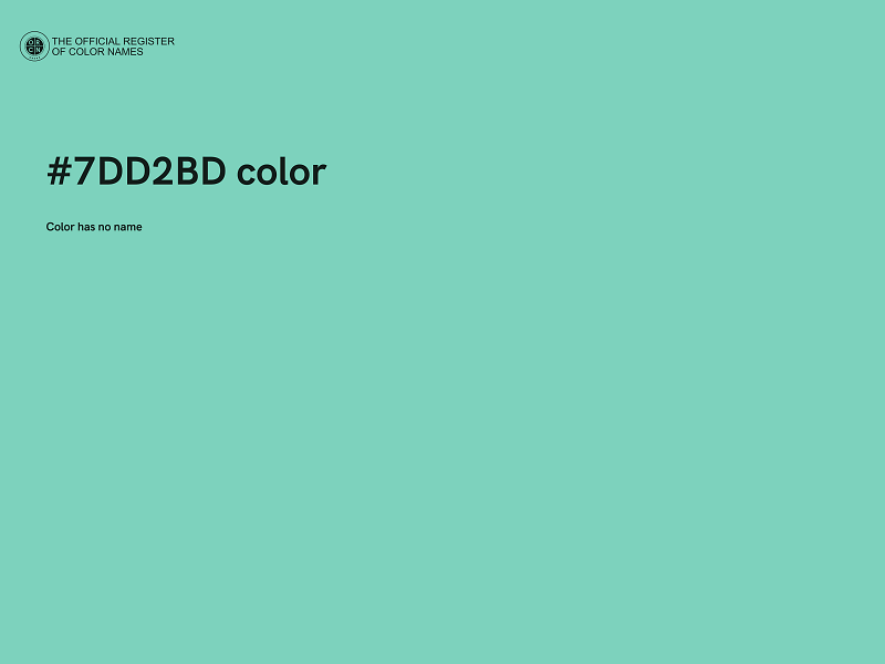 #7DD2BD color image