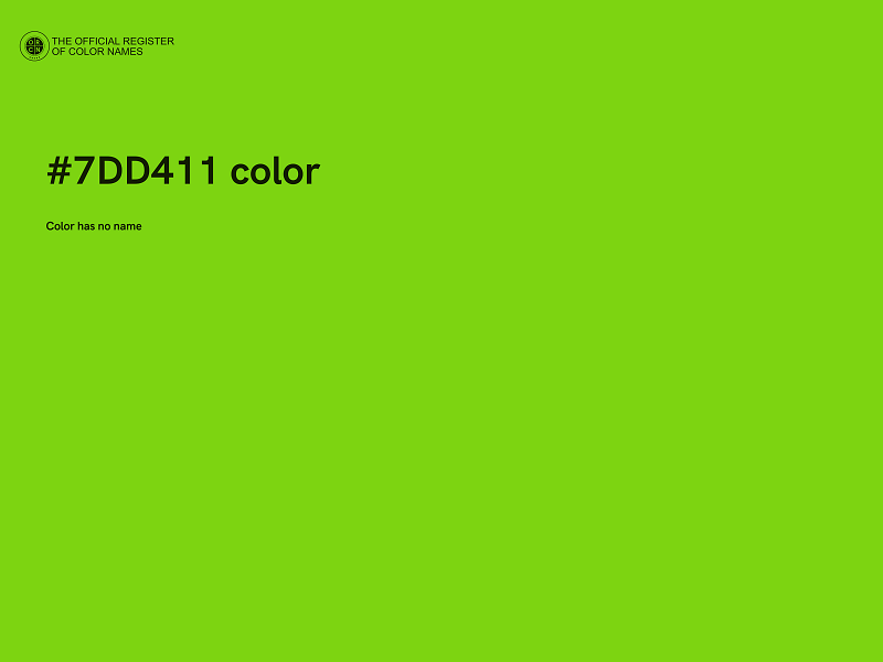 #7DD411 color image