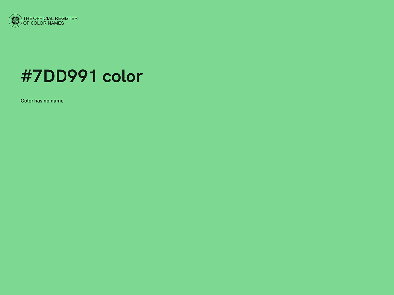 #7DD991 color image