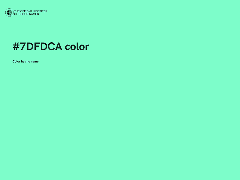 #7DFDCA color image