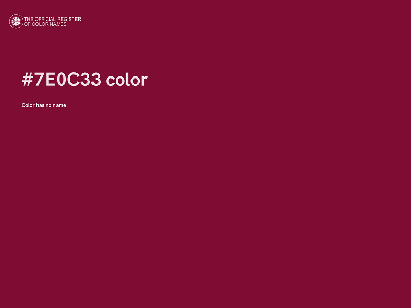 #7E0C33 color image