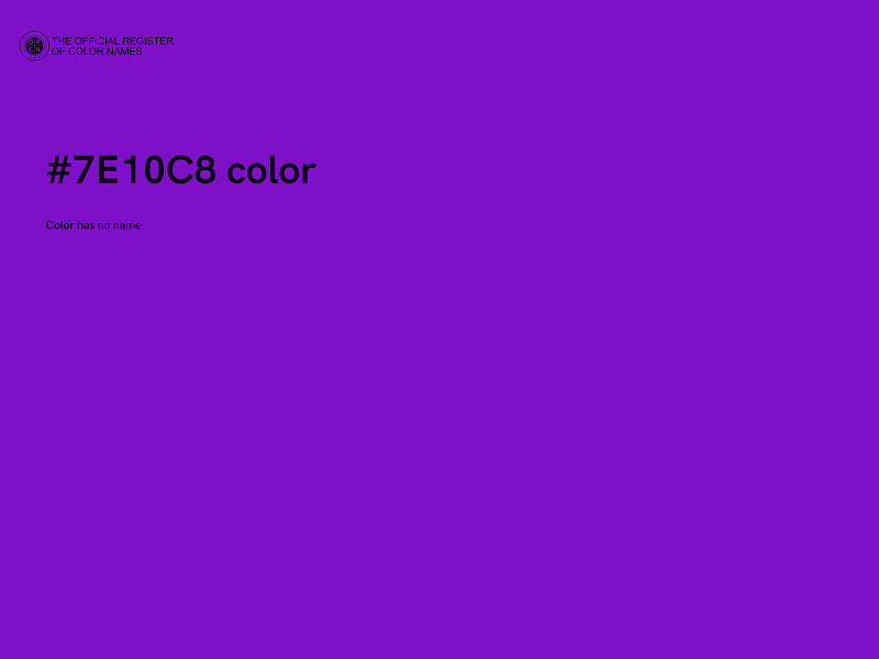 #7E10C8 color image