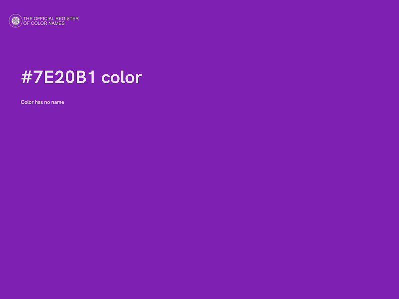 #7E20B1 color image