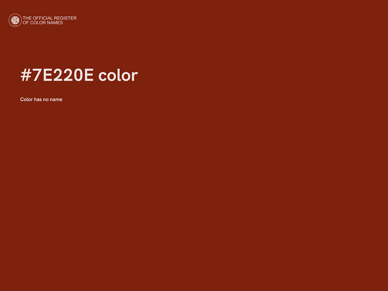 #7E220E color image