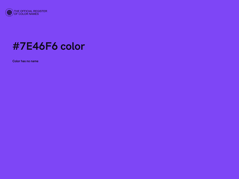 #7E46F6 color image