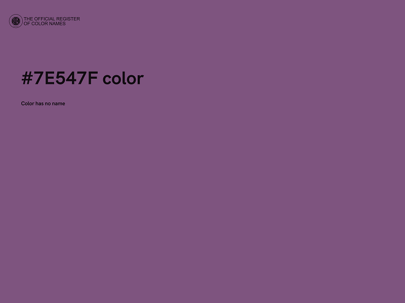 #7E547F color image