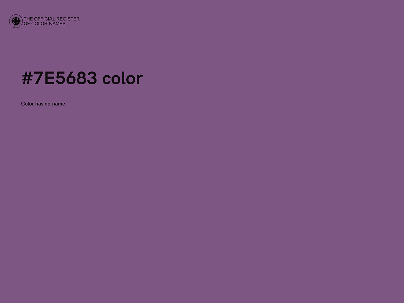 #7E5683 color image