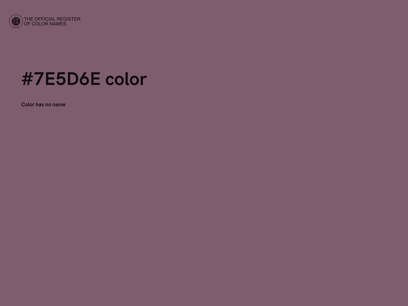 #7E5D6E color image