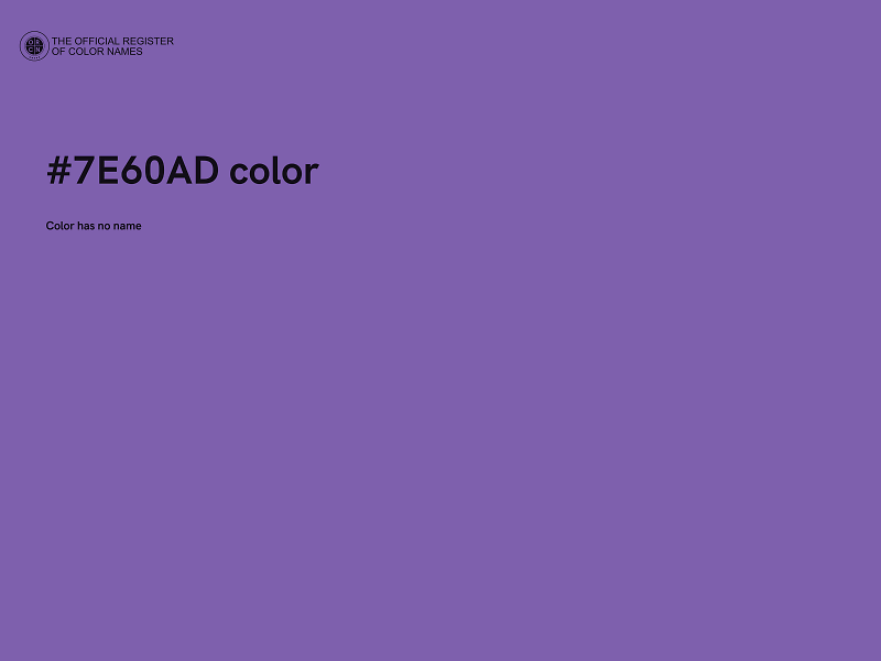 #7E60AD color image