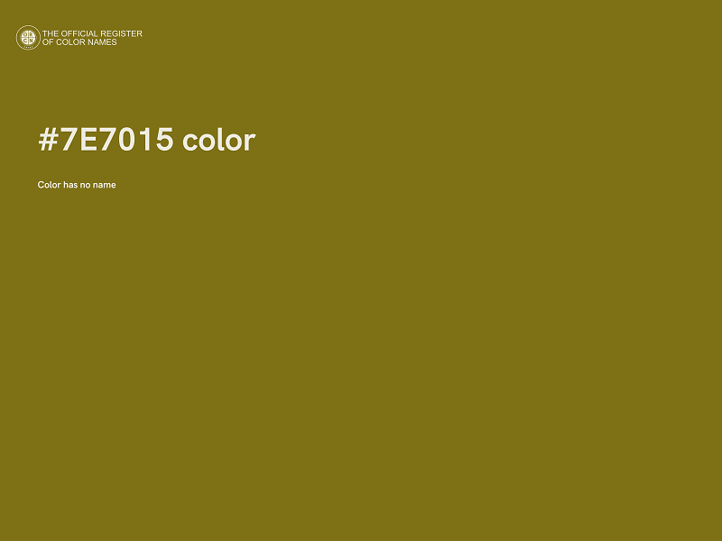 #7E7015 color image