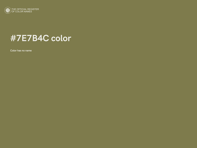 #7E7B4C color image