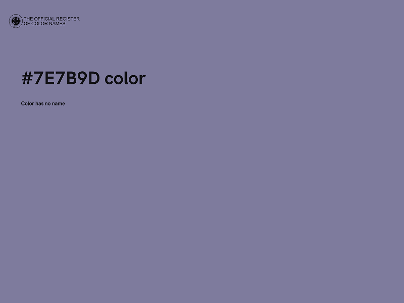 #7E7B9D color image