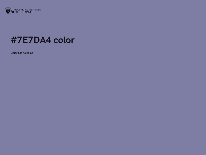 #7E7DA4 color image