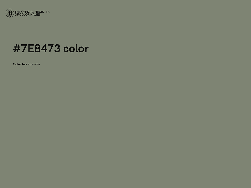 #7E8473 color image