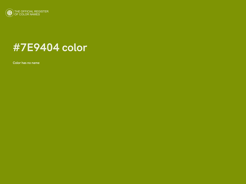 #7E9404 color image