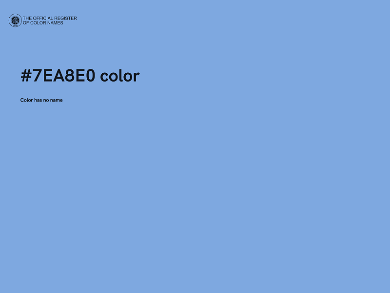 #7EA8E0 color image