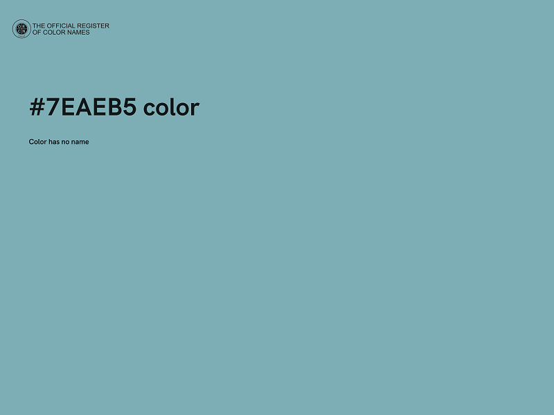 #7EAEB5 color image