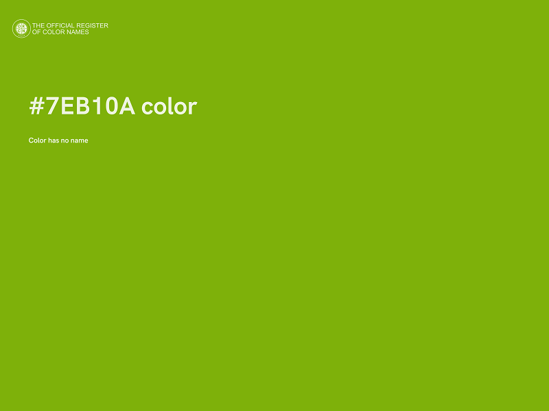 #7EB10A color image