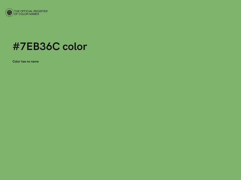 #7EB36C color image