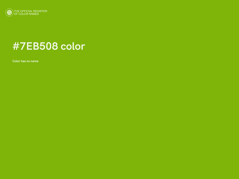 #7EB508 color image