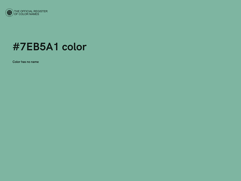 #7EB5A1 color image