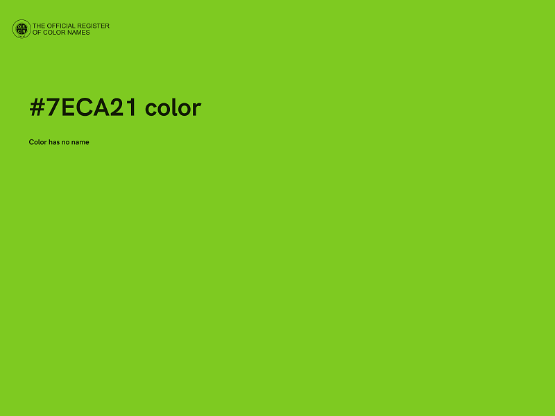 #7ECA21 color image