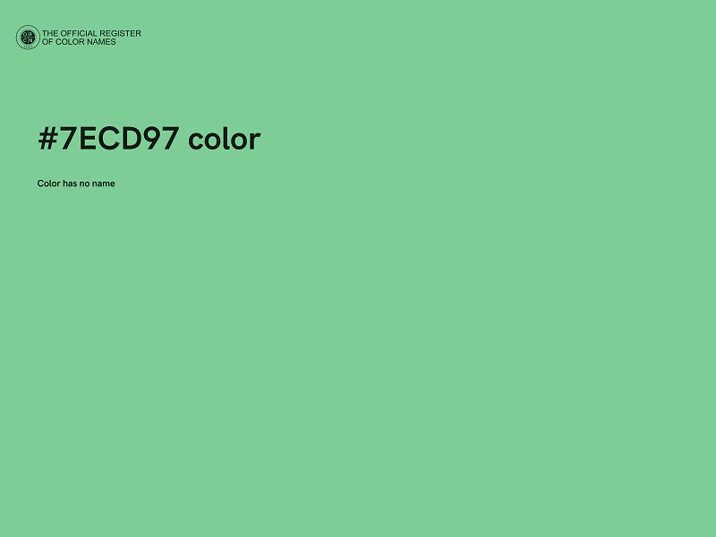 #7ECD97 color image