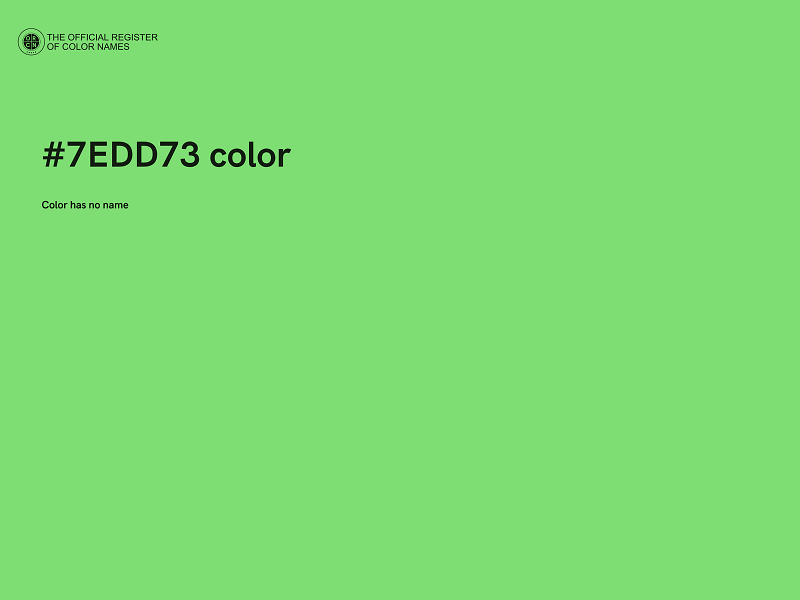 #7EDD73 color image