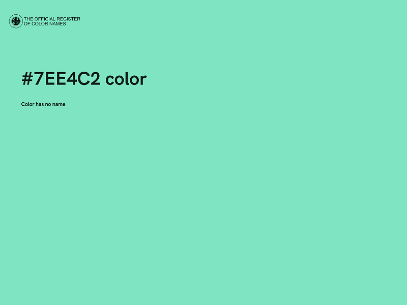 #7EE4C2 color image